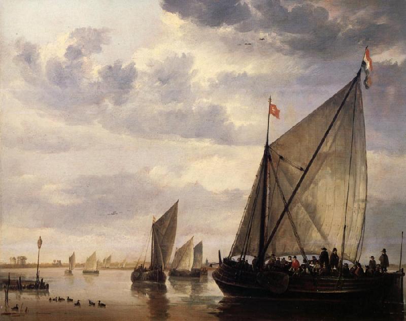 Aelbert Cuyp River scene oil painting image